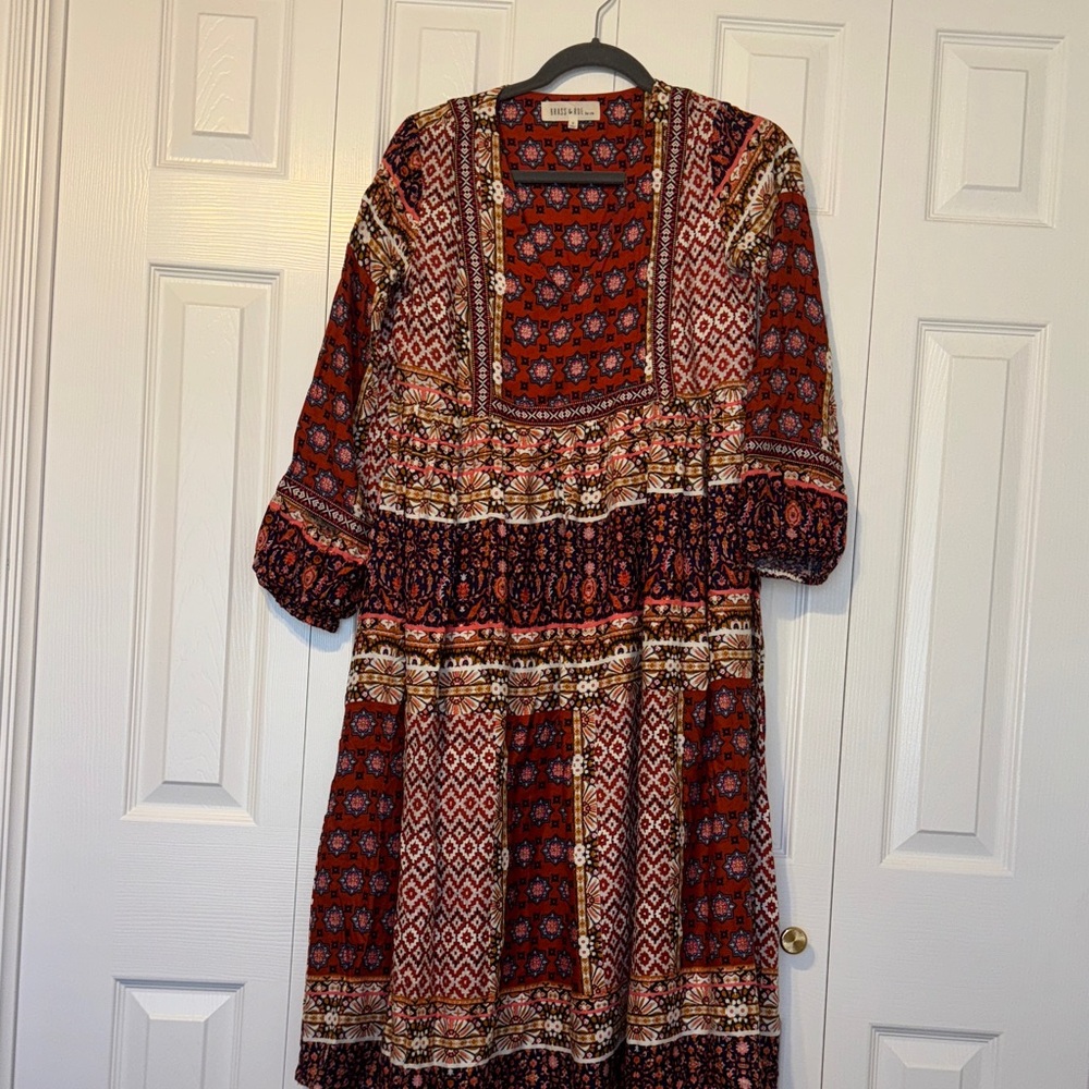 Brass & Roe Bohemian dress size S     C10